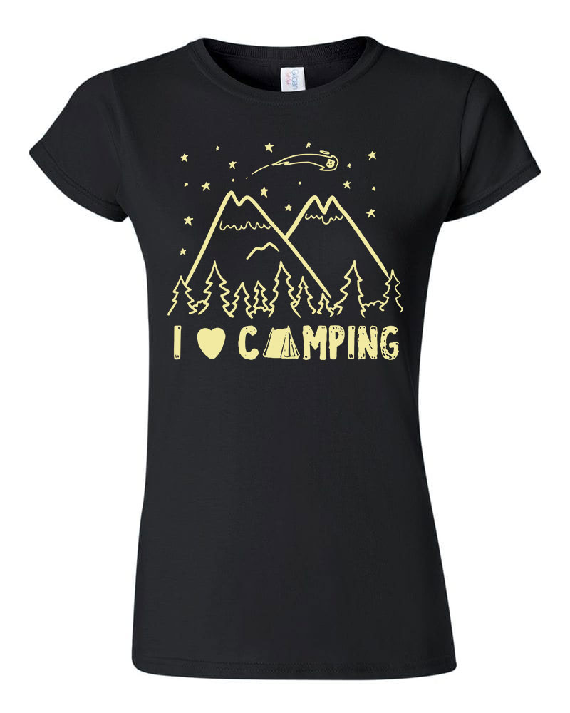 kempin camping Fekete Női Póló
