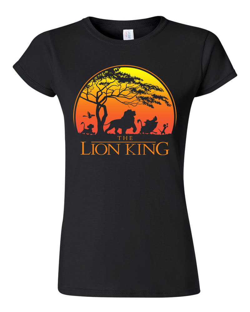 the lion king az oroszlánkirály Fekete Női Póló