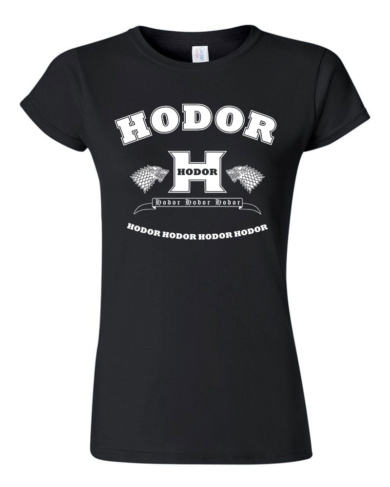 hodor trónok harca game of thrones Fekete Női Póló
