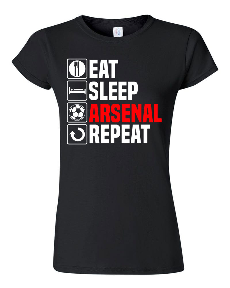 arsenal Fekete Női Póló