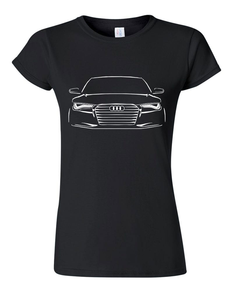 Audi Fekete Női Póló