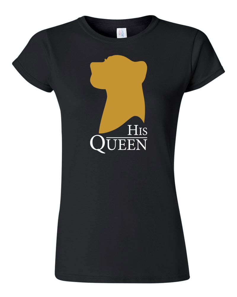 his queen páros pároknak Fekete Női Póló