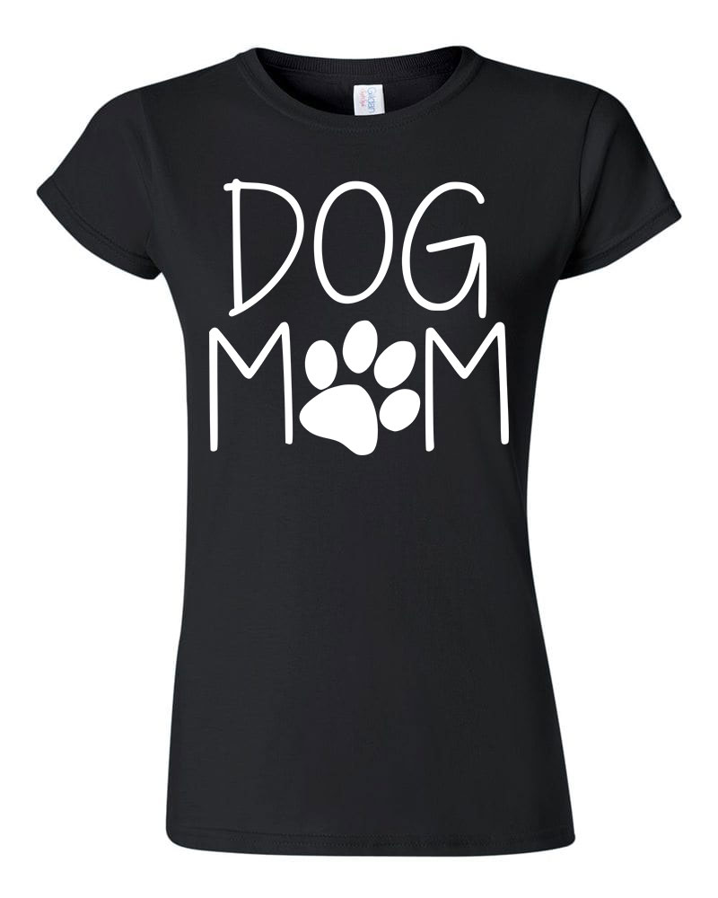 dog mom kutya kutyás Fekete Női Póló