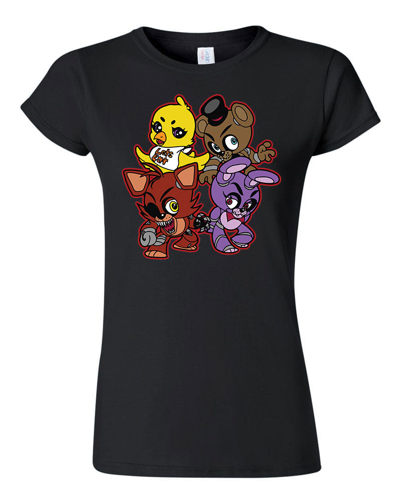five nights at freddy's Fekete Női Póló