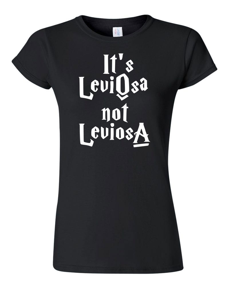 its leviosa not leviosa wingardium leviosa Fekete Női Póló