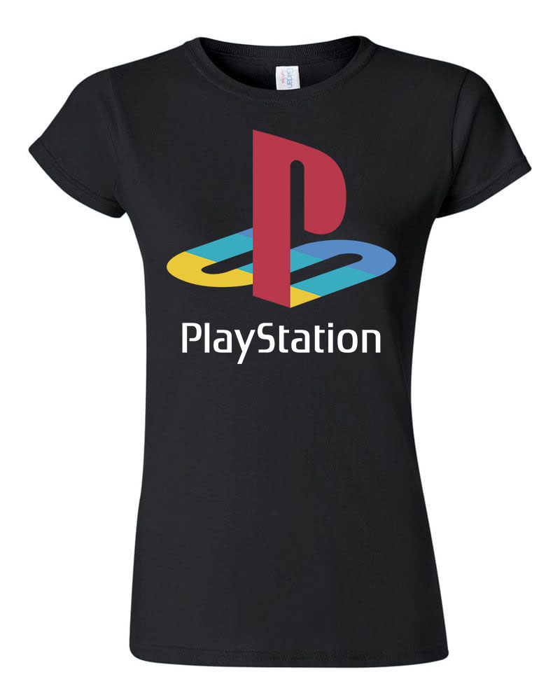 playstation Fekete Női Póló