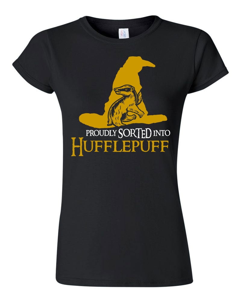 hugrabug harry potter Fekete Női Póló