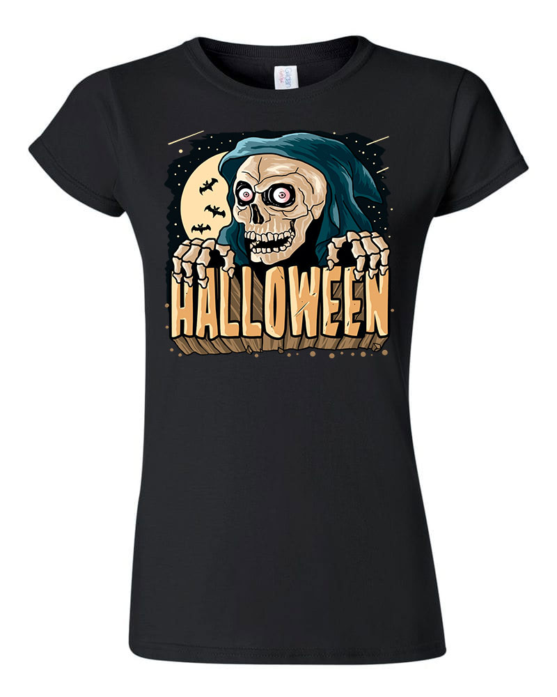 Halloween Fekete Női Póló
