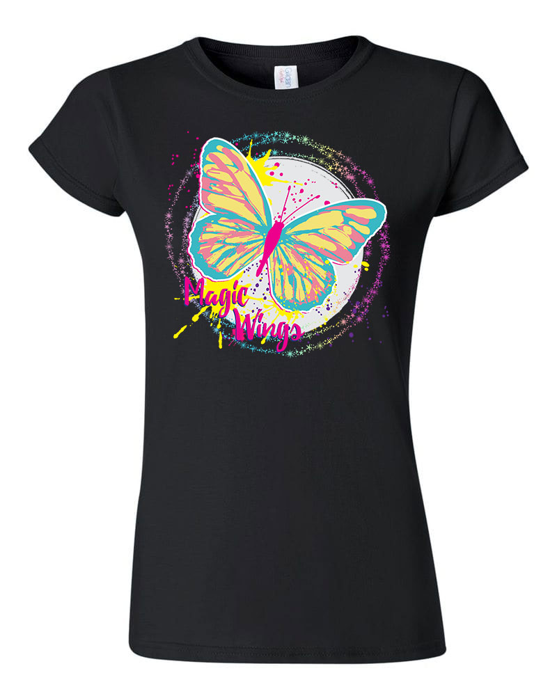 Pillangó Butterfly Fekete Női Póló