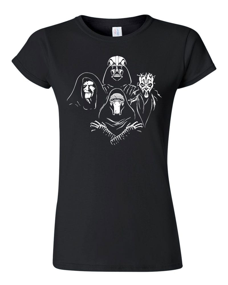 darth vader kylo ren darth maul emperor star wars sith Fekete Női Póló
