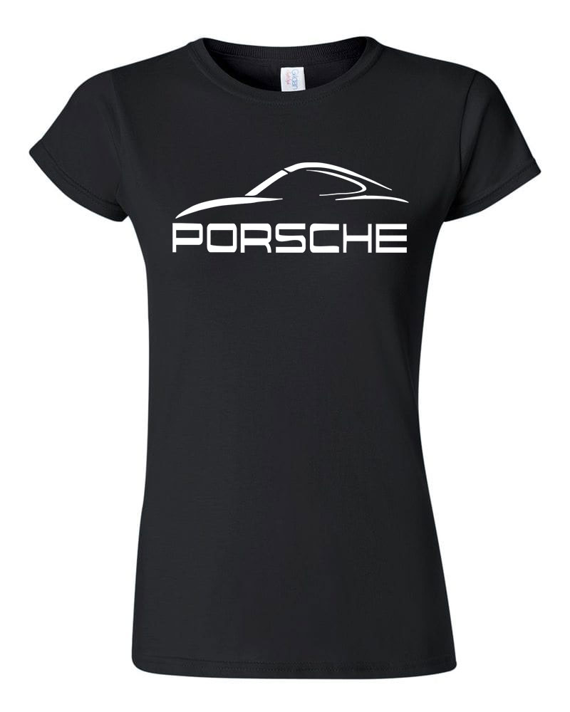 porsche Fekete Női Póló