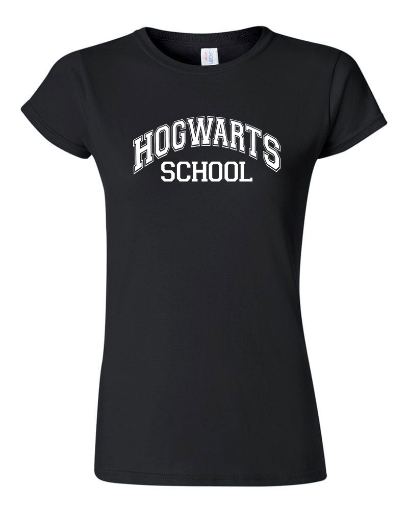 harry potter roxfort hogwarts Fekete Női Póló