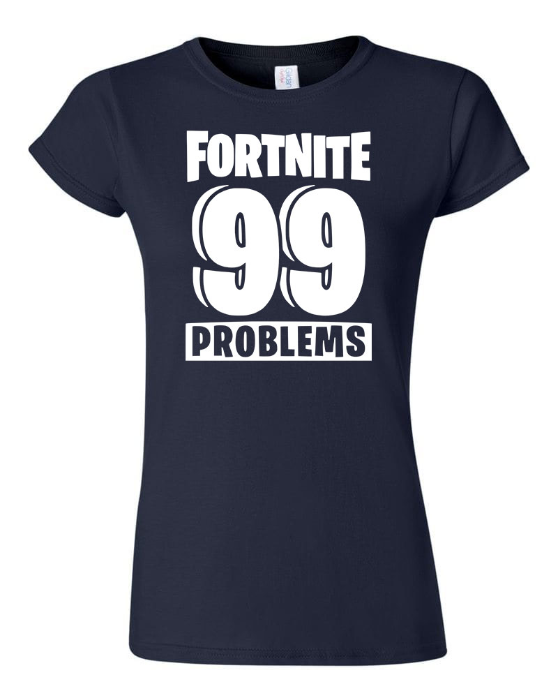 fortnite gamer Sötétkék Női Póló