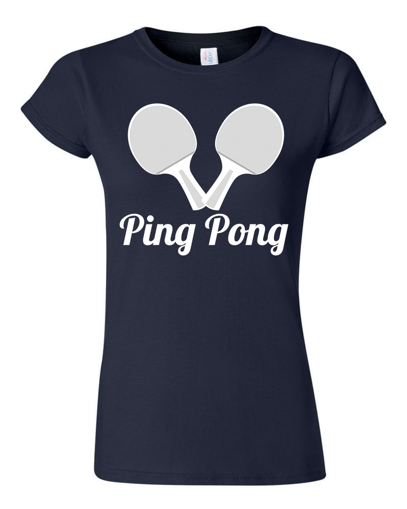 ping pong Sötétkék Női Póló