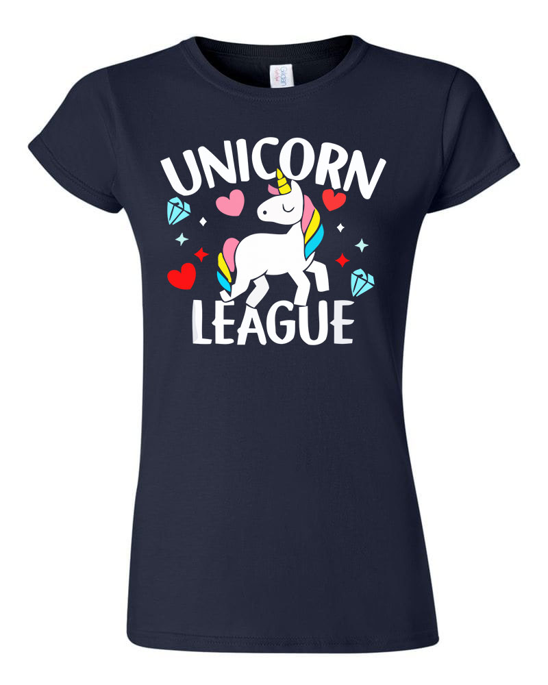 unikornis unicorn Sötétkék Női Póló