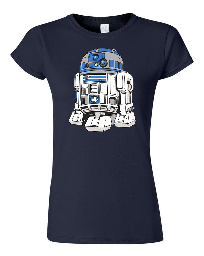 r2d2 star wars Sötétkék Női Póló