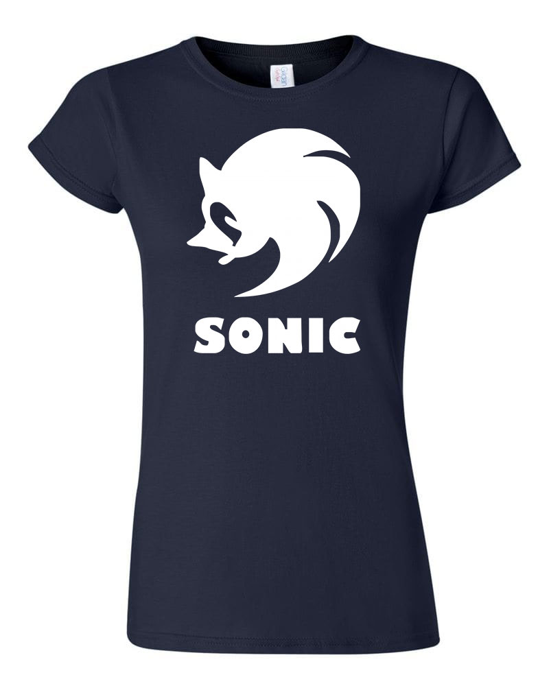 sonic Sötétkék Női Póló