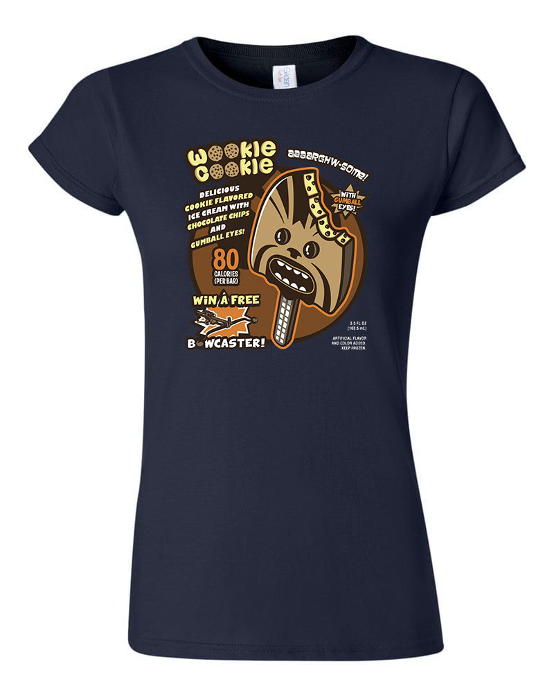wookie cookie fagyi Sötétkék Női Póló