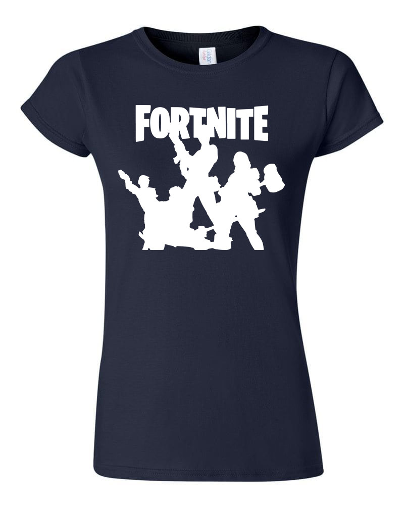 fortnite squad Sötétkék Női Póló