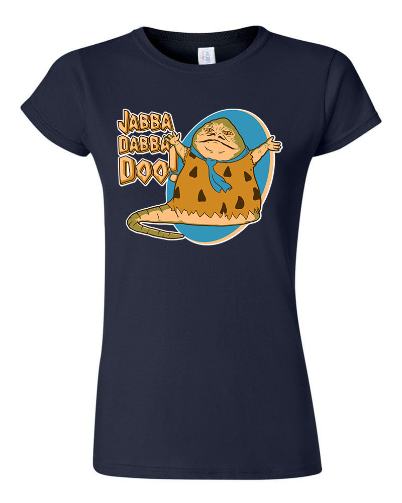 star wars jabba Sötétkék Női Póló