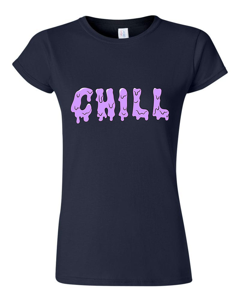 chill fagyi Sötétkék Női Póló