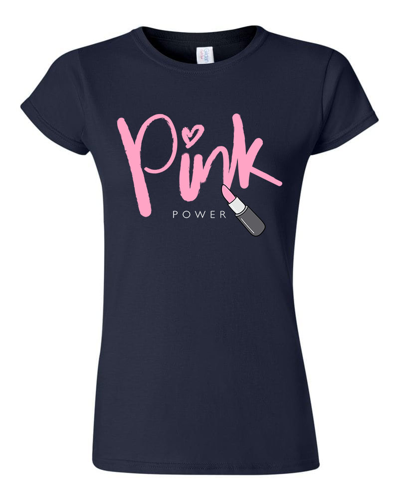 pink forever lipstick rúzs Sötétkék Női Póló