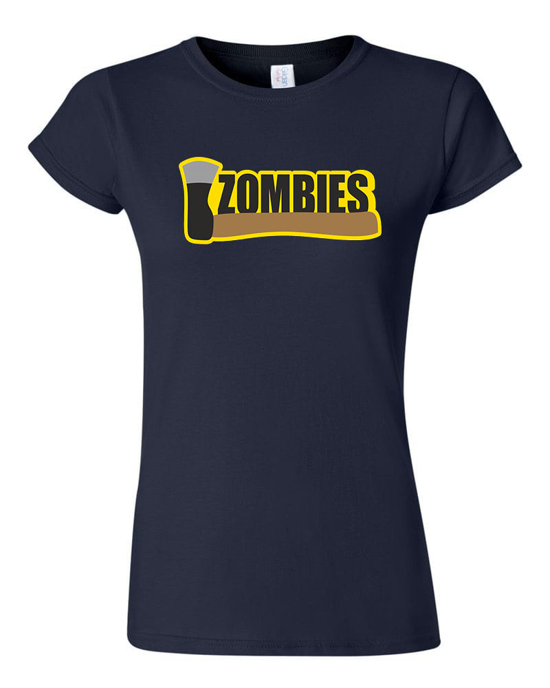 zombi zombis Sötétkék Női Póló