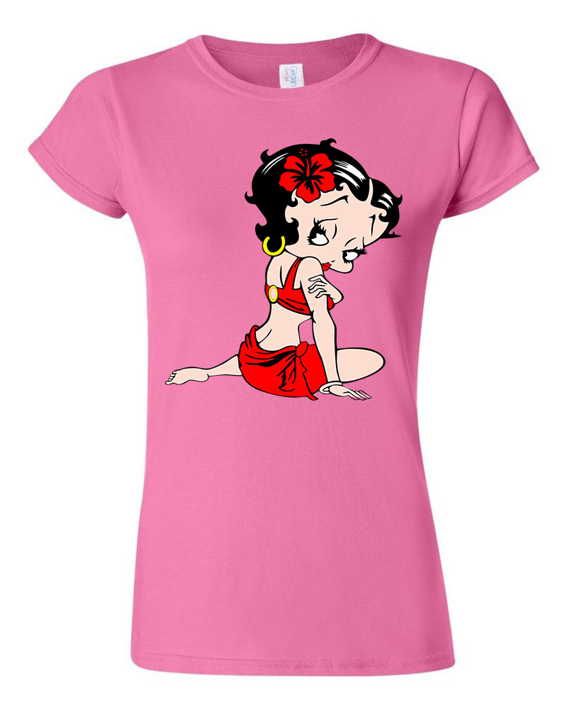 Betty Boop Rózsaszín Női Póló