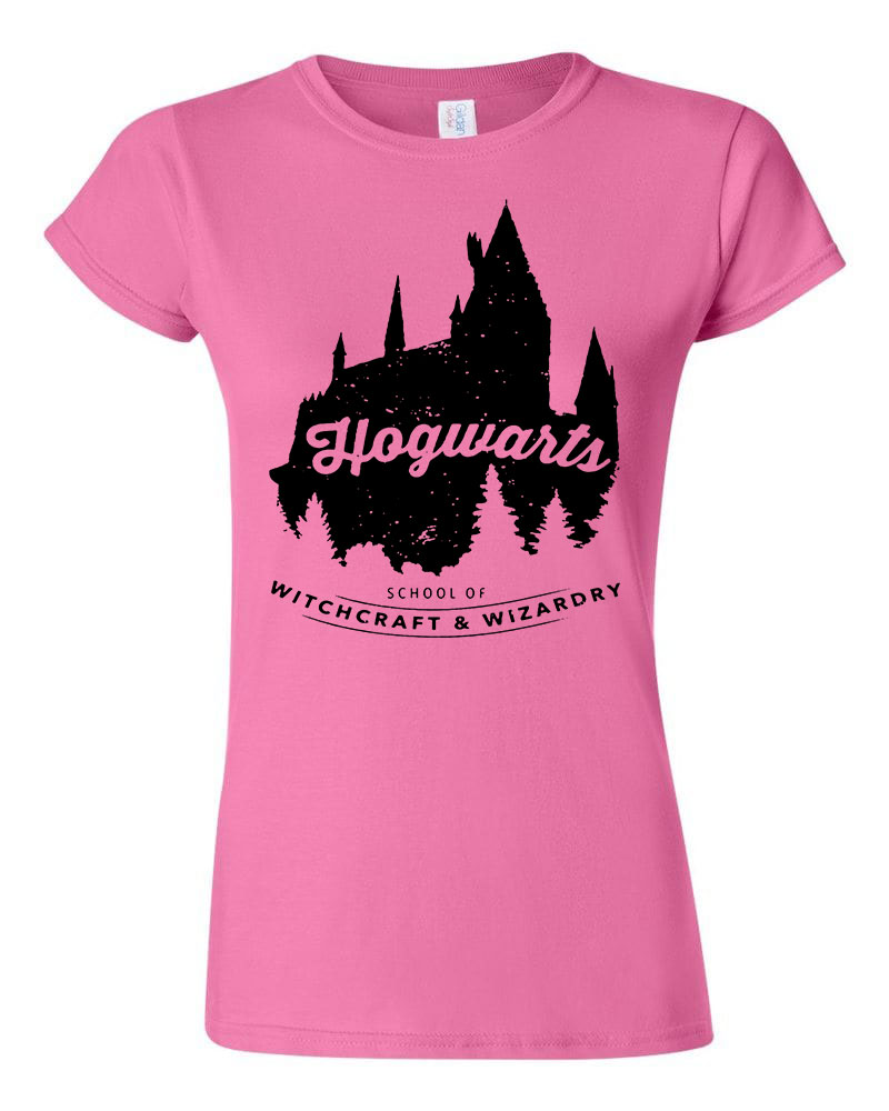hogwarts harry potter roxfort Rózsaszín Női Póló