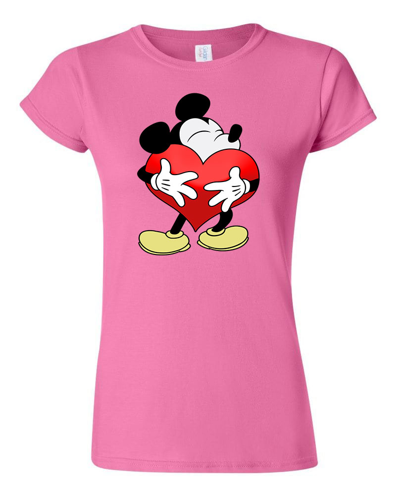 Mickey Egér Love Rózsaszín Női Póló