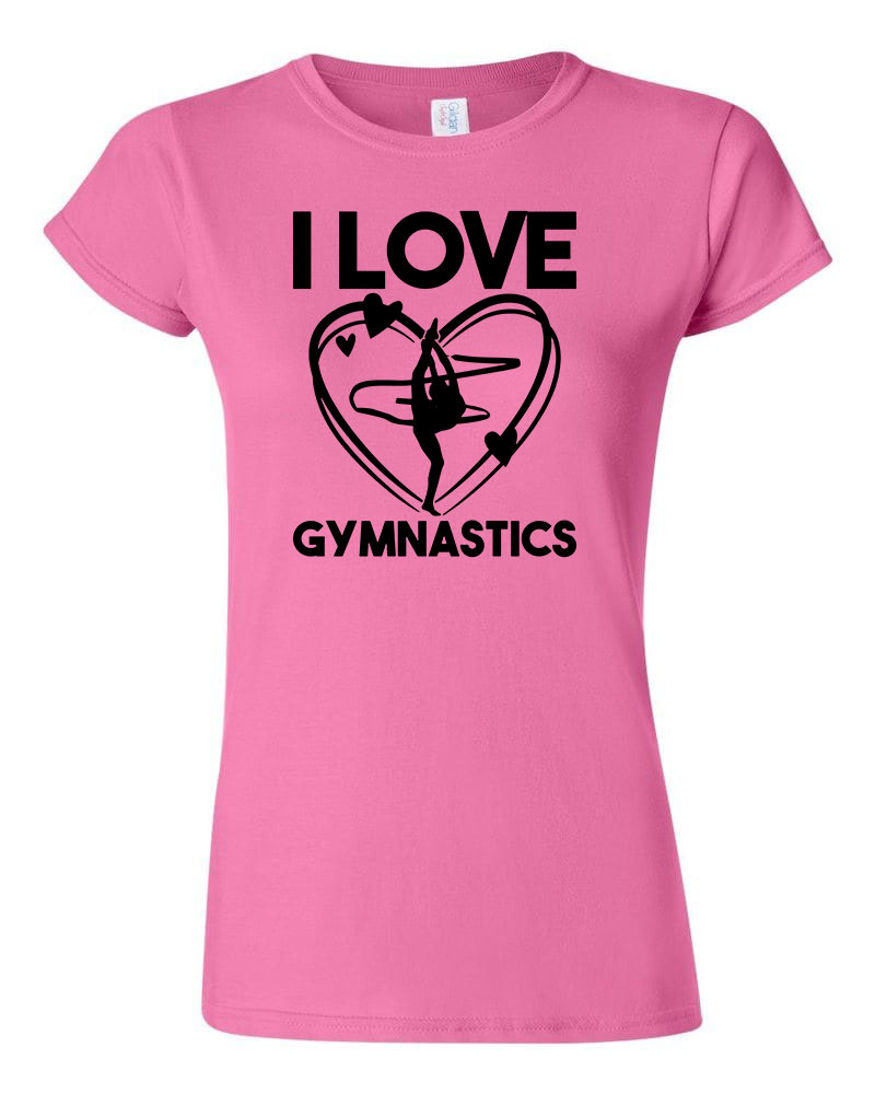 Gimnasztika gymnastic Rózsaszín Női Póló