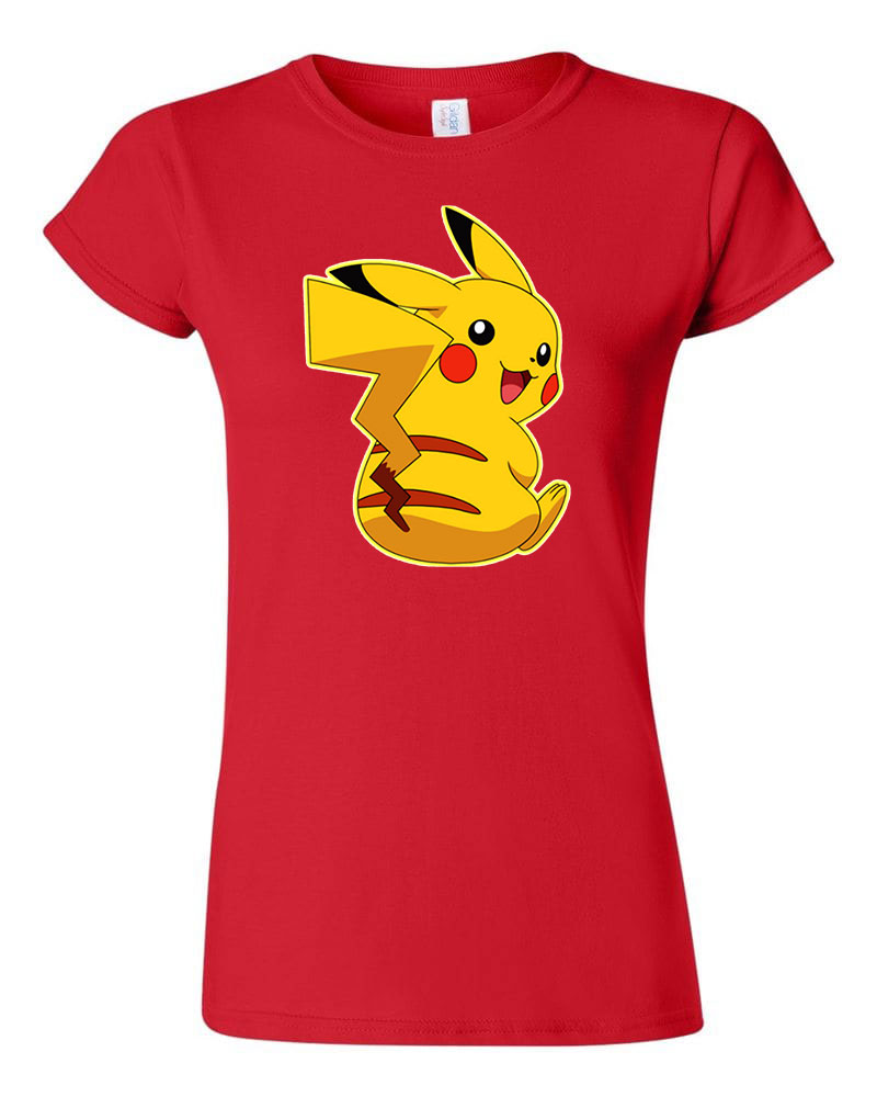 pokemon pikachu Piros Női Póló