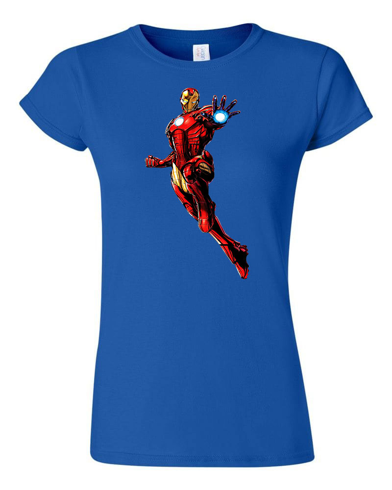 vasember iron man avengers bosszúállók Kék Női Póló