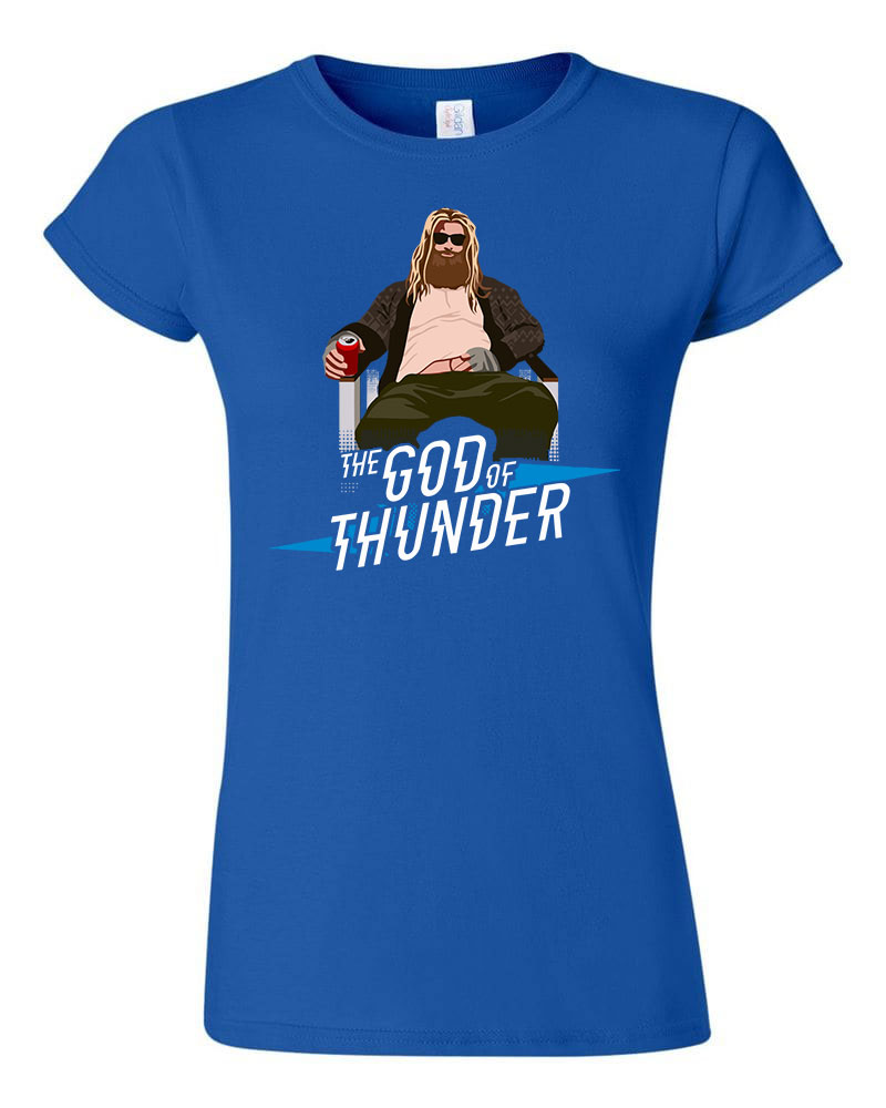 Thor Avengers Bosszúállók Kék Női Póló
