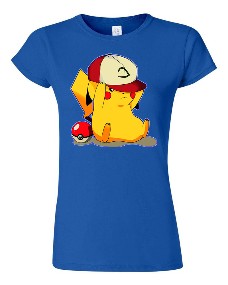 pokemon pikachu Kék Női Póló
