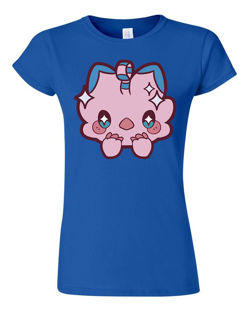 Biyomon digimon Kék Női Póló