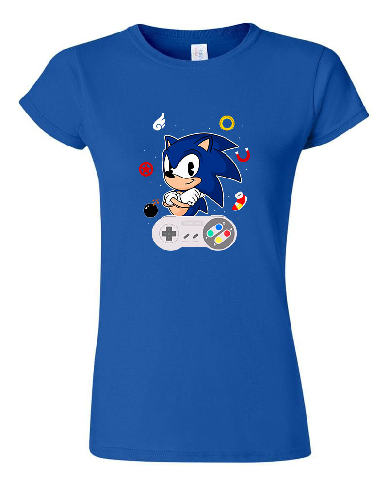 sonic Kék Női Póló