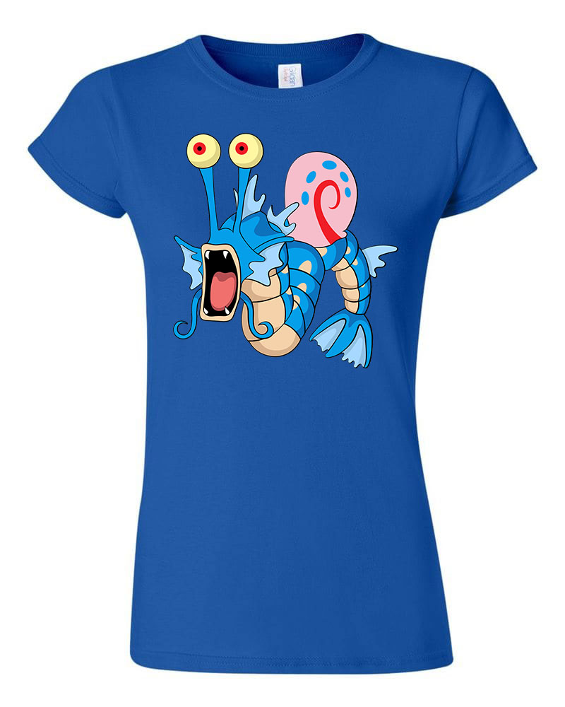 gyarados gary spongya bob Kék Női Póló