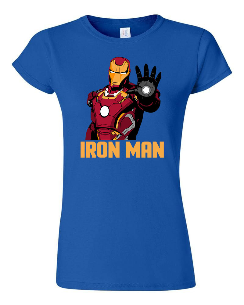 iron man vasember Kék Női Póló