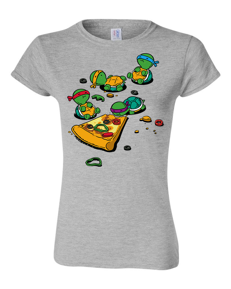 Tini Ninja Teknőcök TMNT Sportszürke Női Póló