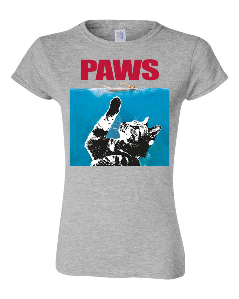 macskás cicás paws Sportszürke Női Póló