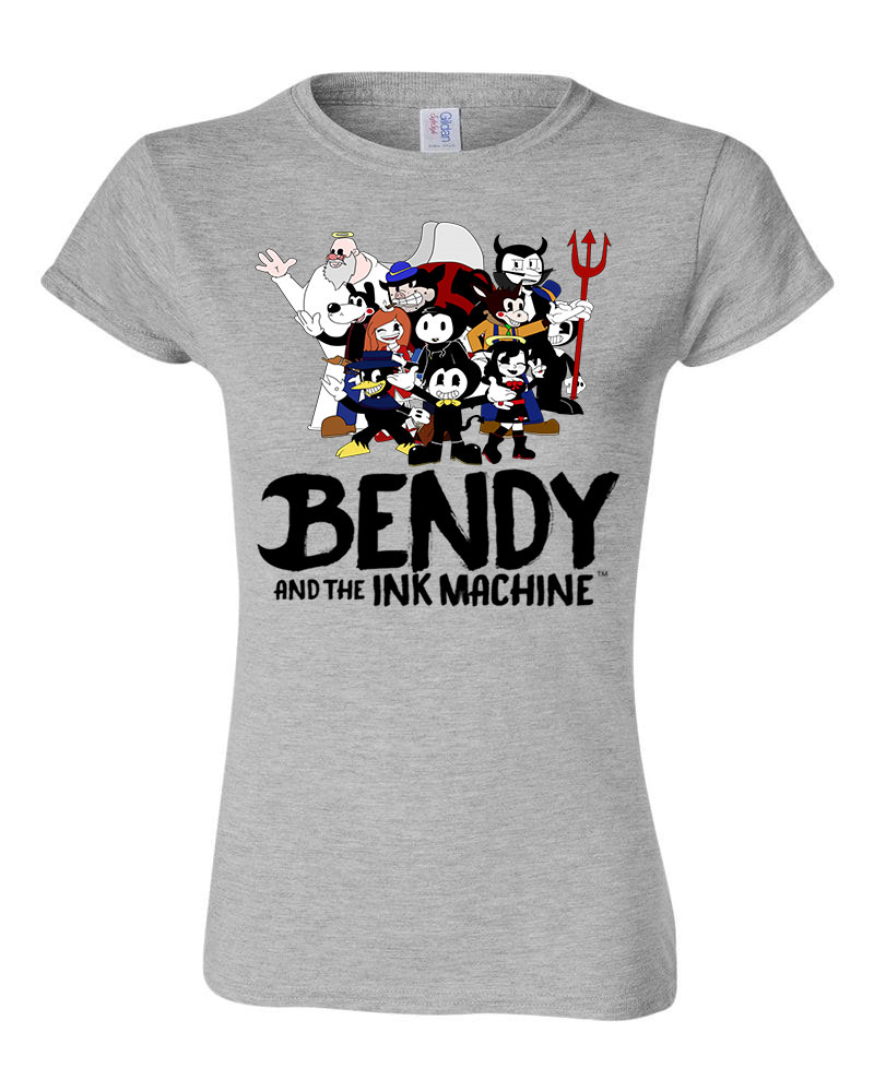 bendy and the inkmachine Sportszürke Női Póló