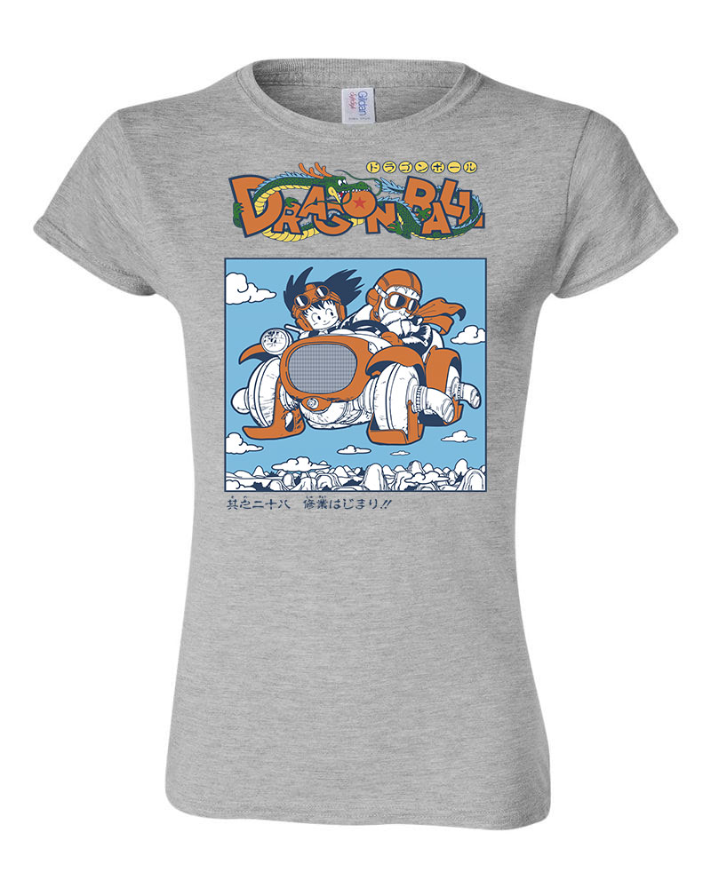 dragon ball Sportszürke Női Póló