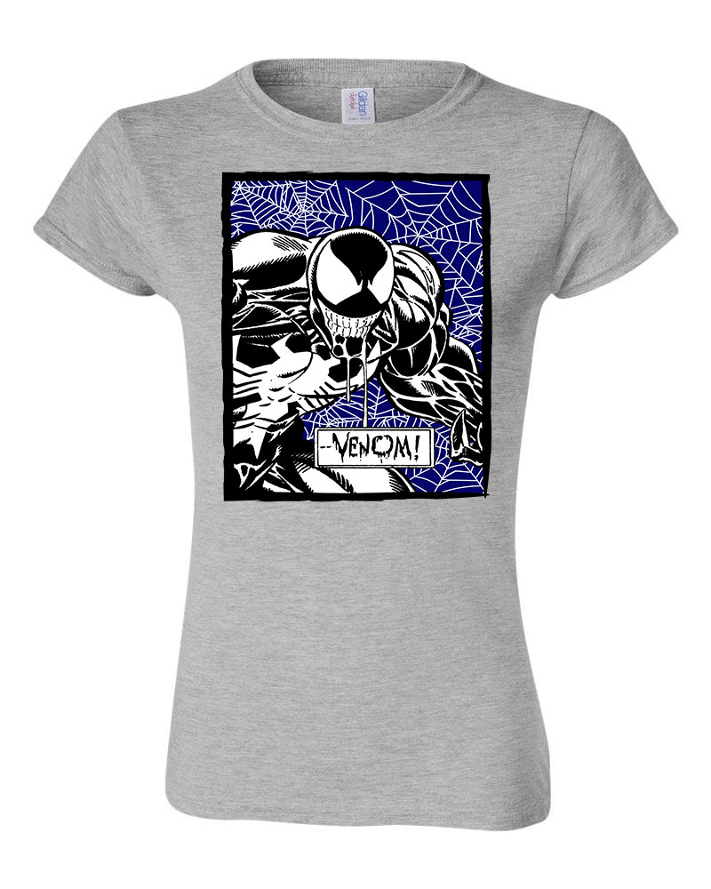 venom Sportszürke Női Póló