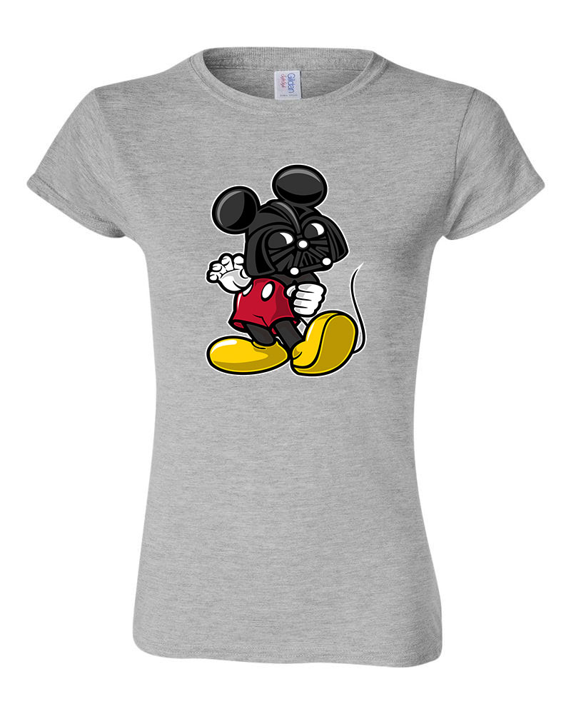 mickey egért darth Sportszürke Női Póló