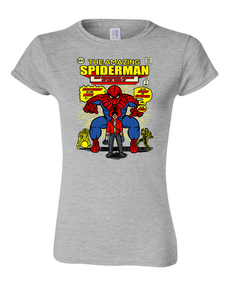 Amazing Spider Man pókember Sportszürke Női Póló