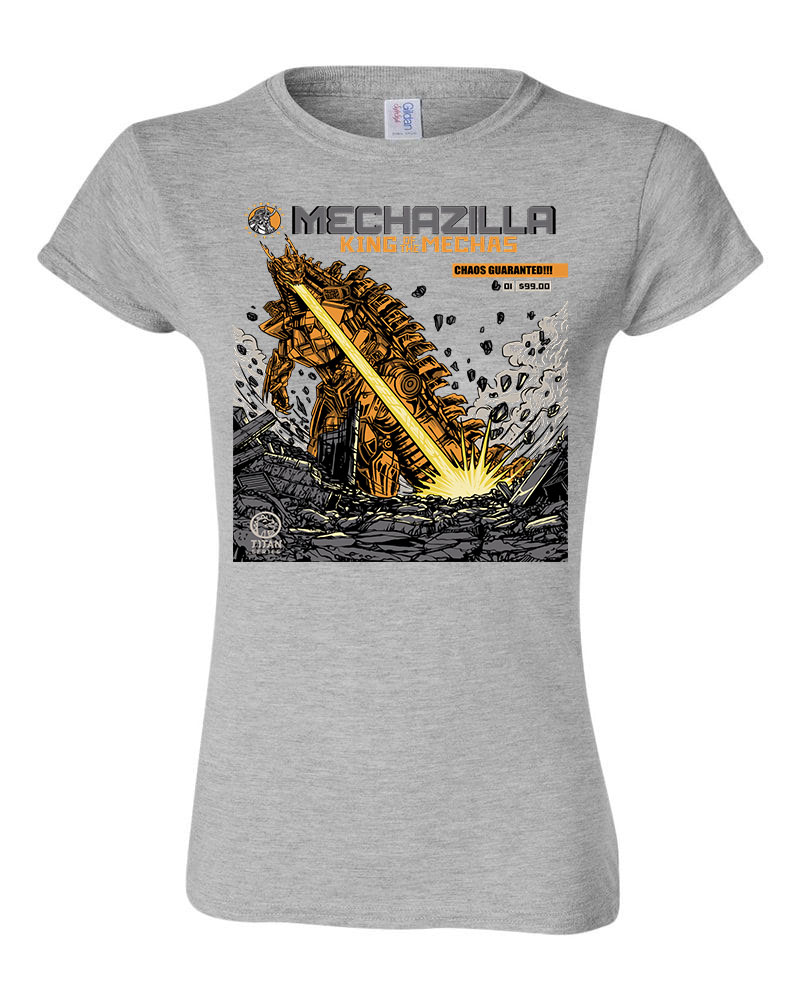 godzilla Sportszürke Női Póló