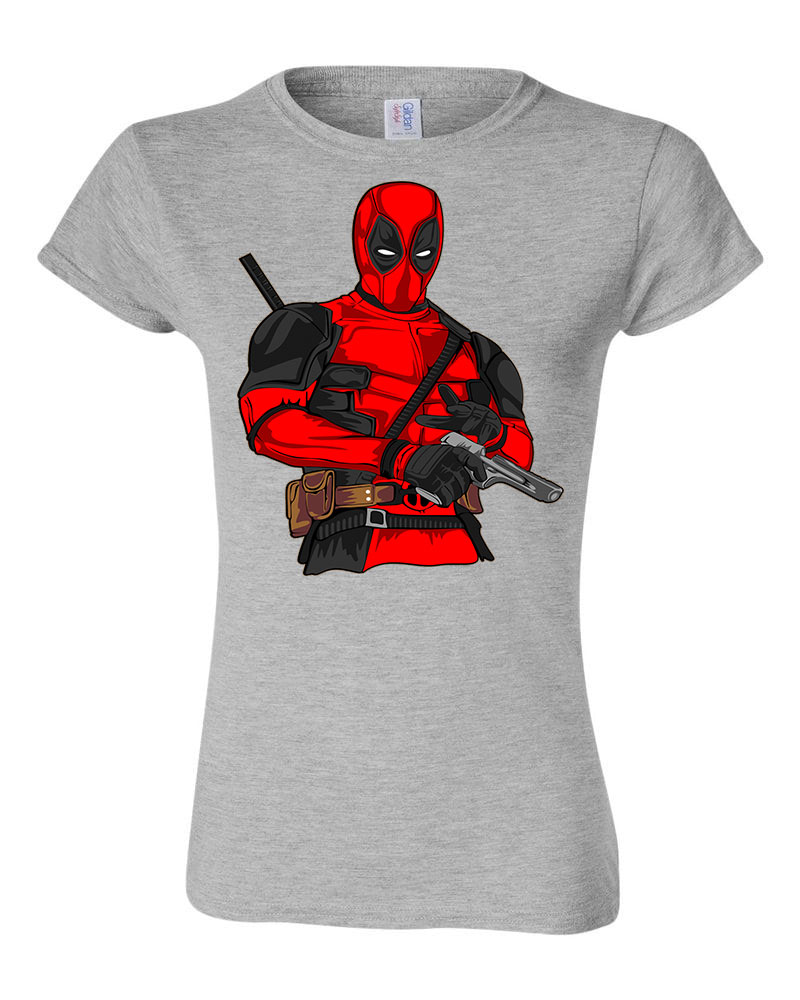 deadpool Sportszürke Női Póló