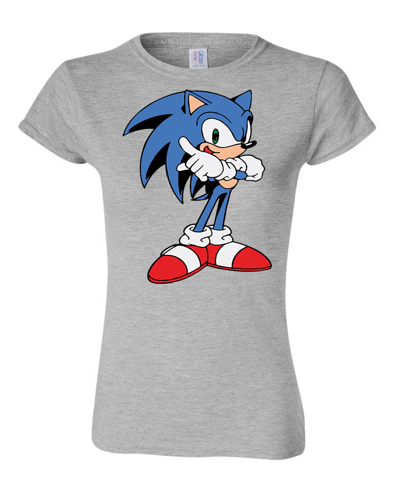 sonic Sportszürke Női Póló