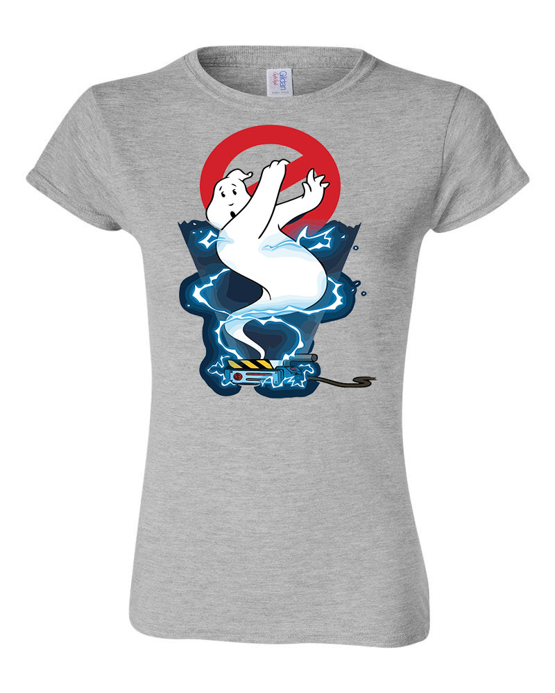 ghost busters Sportszürke Női Póló
